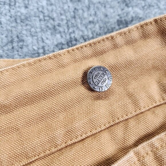 Wah Maker Duck Canvas Western Buckle Back Frontier‎ Trousers Work Pants 44X35 - Picture 6 of 15